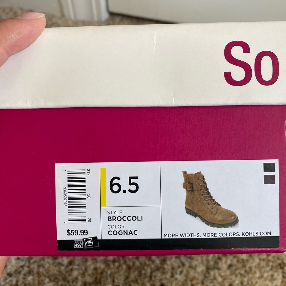 ✨LAST ONE✨SO Brown Combat Boots - Picture 8 of 11